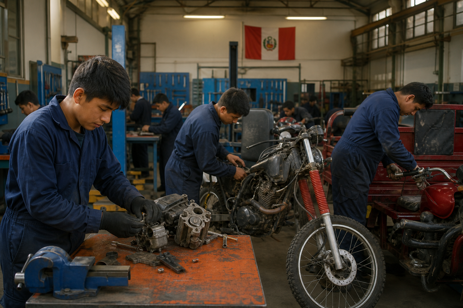 Mecánica de motos y vehículos afines