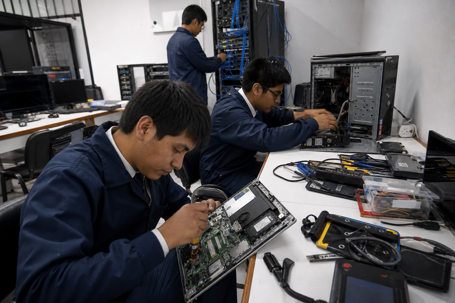 Soporte técnico y mantenimiento de centros de cómputo